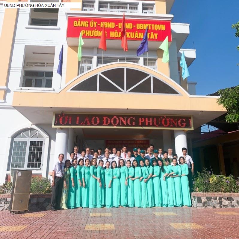 UBND PHƯỜNG HÒA XUÂN TÂY