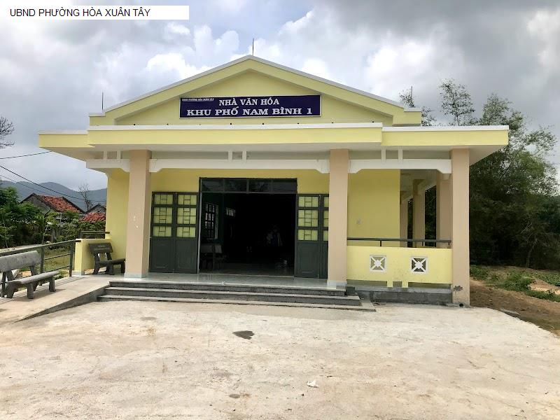 UBND PHƯỜNG HÒA XUÂN TÂY