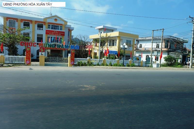 UBND PHƯỜNG HÒA XUÂN TÂY