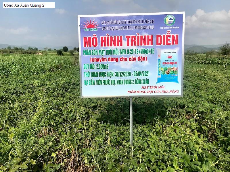Ubnd Xã Xuân Quang 2
