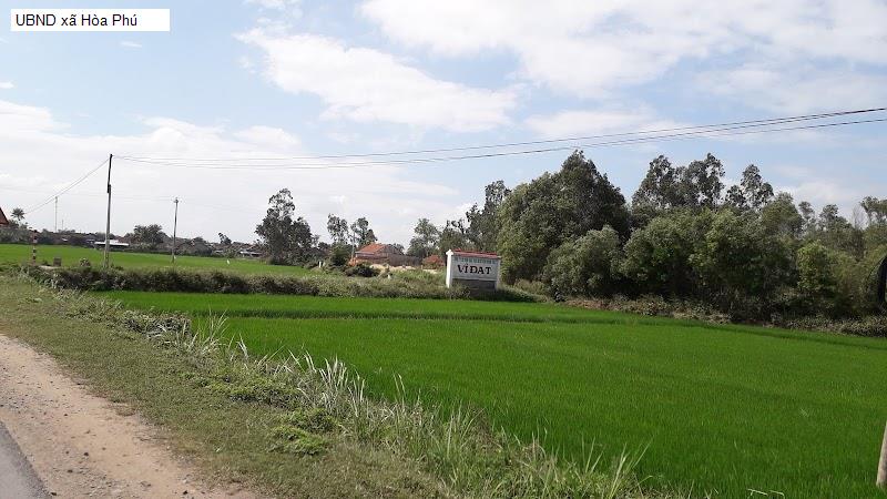 UBND xã Hòa Phú