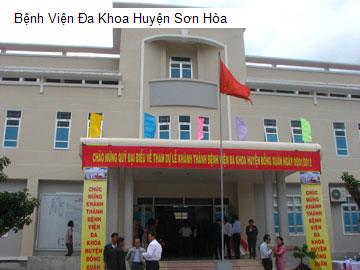 Bệnh Viện Đa Khoa Huyện Sơn Hòa